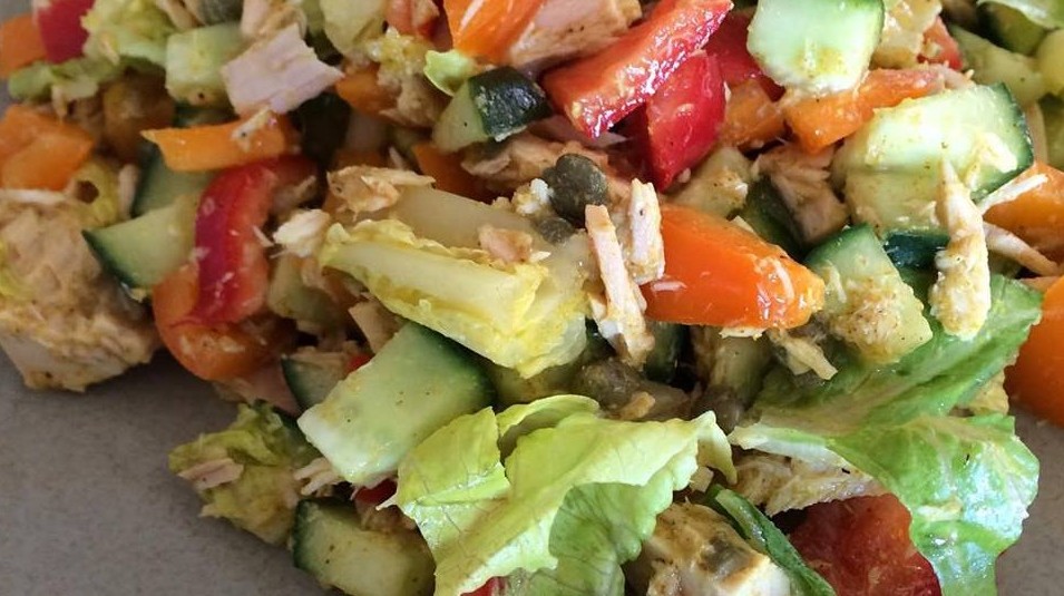 Tuna Salad with Curry Vinaigrette