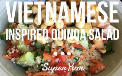 Vietnamese Inspired Quinoa Salad with Caramelized Tofu