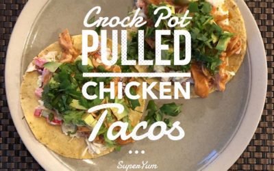 Crock Pot Pulled Chicken Tacos