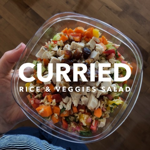 Curried Rice & Veggies Salad