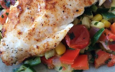 Summer Succotash & Tilapia