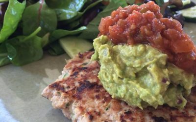 Feta & Zucchini Turkey Burgers
