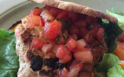 Super Scrumptious Salsa Burgers