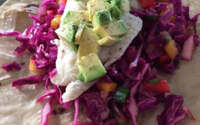 Fish Tacos with Caraway Slaw