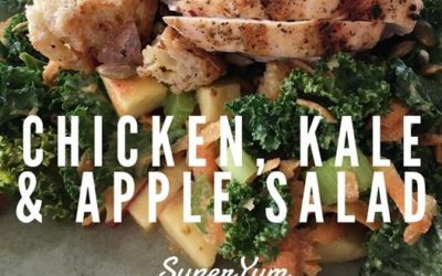 Kale & Apple Salad with Chicken