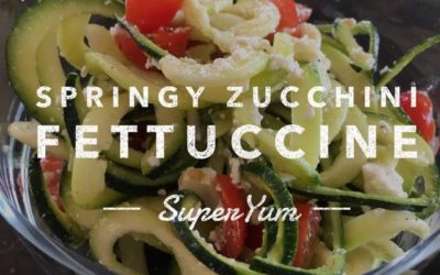 Zucchini Fettuccine Salad