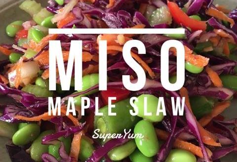 Miso Maple Slaw