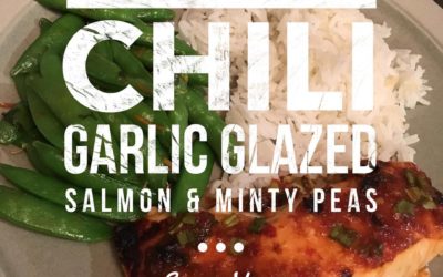 Chili-Garlic Glazed Salmon with Minty Peas