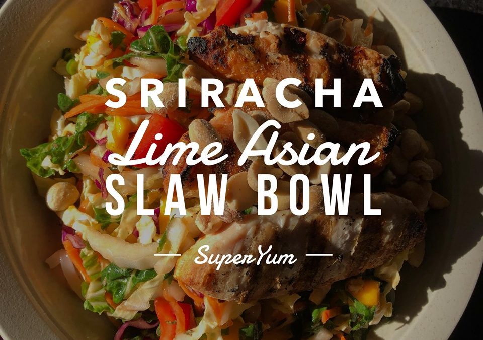 Sriracha Lime Asian Slaw Bowl